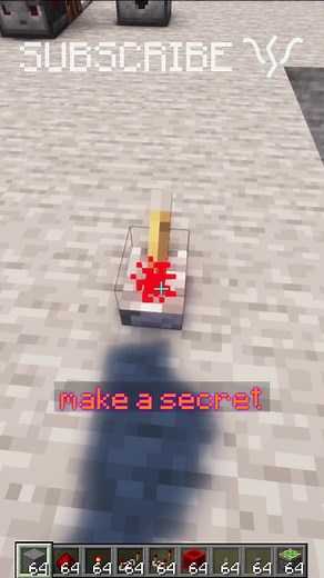 Secret Underground Piston Entrance | Redstone Tutorial
