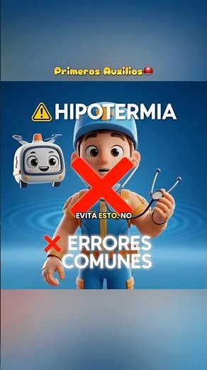 Hipotermia: lo que NUNCA debes hacer ❌