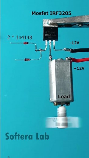Simple touch ON OFF switch using mosfet #diy #hardware #electronics