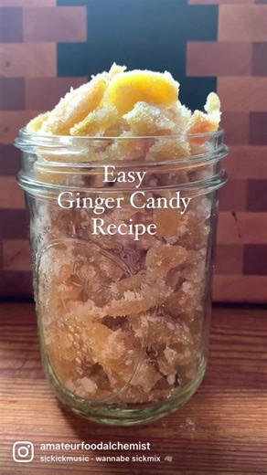 Have you ever tried candied or crystallized ginger? How about ginger syrup? Full recipe linked in my bio. And Happy 25th Anniversary to the #spicegirls #amateurfoodalchemist #spiceupyourlife #candiedginger #ginger #spicy #foodstagram #homemade #candy #madefromscratch #crystalizedginger #sugar #syrup #gingersyrup #preservingfood #spicegirls25thanniversary #gingercandy #vegan #sugar #dessert #gingersyrup