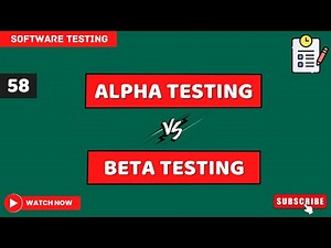 QA manual testing tutorial for beginners | alpha testing vs beta testing in software testing