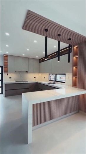 This Ultra-Modern Kitchen Feels Like a Luxury Suite ✨🔥 #home