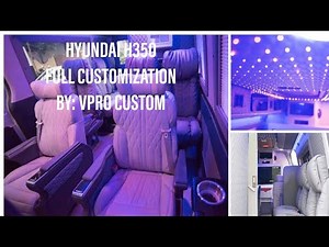 Customized Hyundai H350 Campers Van Philippines | Van with CR by VPRO CUSTOM INC