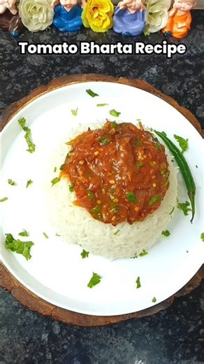 Tomato Bharta Recipe 😍 Itna Tasty Ki Dal-Sabzi Sab Bhool Jaoge! #shorts#recipe #bharta #food#cooking