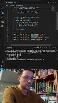 Crear un conversor de decimal a binario y de binario a decimal con PHP