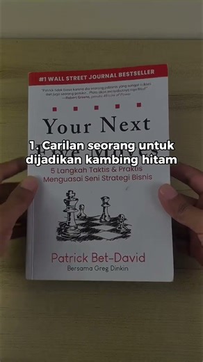 Buku untuk belajar menjadi seorang pengusaha yang sesungguhnya #pengusaha #yournextfivemoves #bisnis