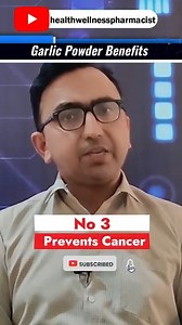 Garlic Powder Benefits #drjavaidkhan #reels #facebookpost #facebookviral | Health Wellness Pharmacist