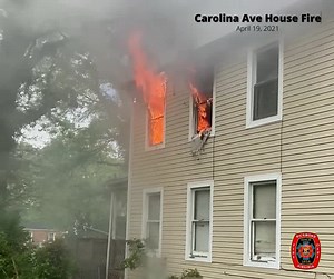 🔥 NORTHSIDE HOUSE FIRE: We were serious when we said RFD has been hard at work today. This is video we obtained from a witness at the scene. At approximately 1:56 p.m., crews responded to 3504 Carolina Avenue for a smoke investigation. Once on scene, they saw heavy smoke coming from the second floor and attic of the home. Fortunately, no one was inside. Crews worked quickly to put out the fire. The incident was marked under control at 2:33 p.m. No injuries were reported. American Red Cross Virg