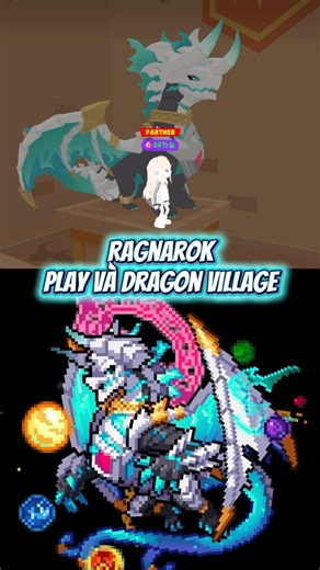 Ragnarok in Play Together and Dragon Village is so cool! #retrai