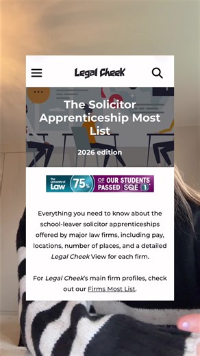 Head to The Solicitor Apprenticeship Most List to find out all the info you need to know on becoming a solicitor apprentice at a leading law firm! 🤩 #solicitorapprenticeship #law #lawyer #corporatelawyer #apprenticeship