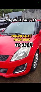 3.9K views · 15 reactions | Gwapong sporty look na Hatchback matipid pang daily 1.2L engine only. FOR SALE‼️ eto mga Bossing  #autodealslucena #carsforsalequezonprovince #autodealslucena #2ndhandcarsforsale #suzukiswift | AUTO DEALS Lucena | Facebook
