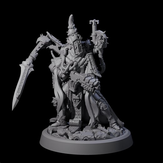 Armoured Iron Human Nuncio C Miniature for D&D, Dungeons and Dragons, Pathfinder and Many Other Tabletop Games - Etsy