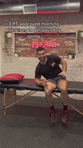 Its normal for your body to crave movement after a long night’s rest. Here are 3 physical therapist approved exercises to start your day off right 💯