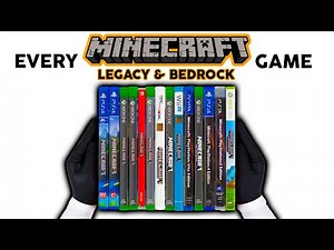 I Unboxed Every MINECRAFT LEGACY & BEDROCK Game EVER