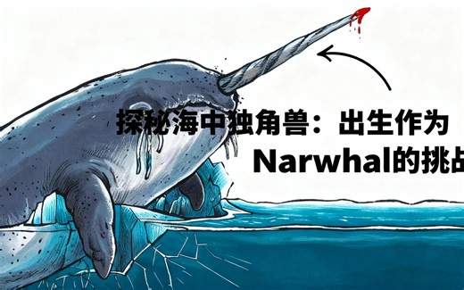 [中配]探秘海中独角兽：出生作为Narwhal的挑战 - giblixy