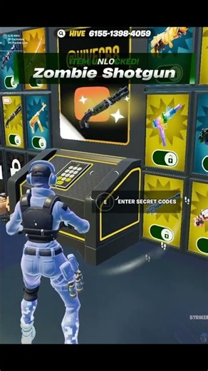 NEW HOW TO UNLOCK THE NEW SECRET ZOMBIE SHOTGUN IN 1V1 WITH EVERY GUN!!