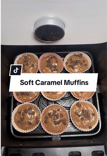 Soft Caramel Muffins in Air Fryer Ready in 12 Minutes