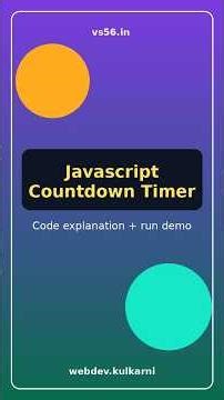JavaScript count down Timer.setInterval clearInterval etc