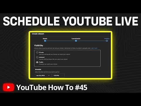 Scheduling YouTube Live Streams | How to Start a Scheduled Live Stream On YouTube