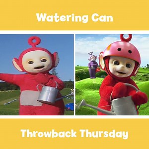 27K views · 587 reactions | Remember the magical Watering Can? See Po having fun in the 90s and today, it's a Teletubbies Thursday Throwback!  | Teletubbies | Facebook