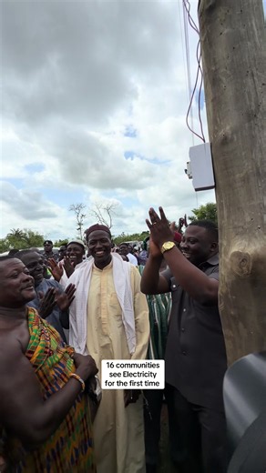 16 communities see Electricity for the first time ❤️🤲🏼 | electricity power