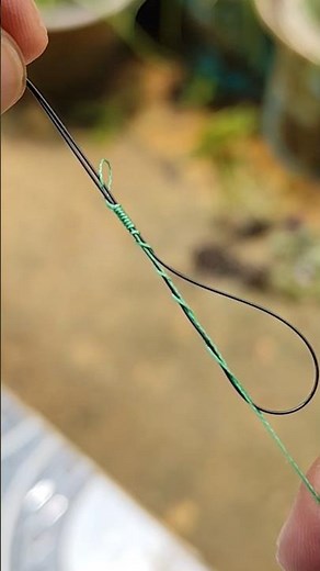 Simple Braid to Mono Knot That Works Every Time 🐟 #shorts #fishingknot #fishing