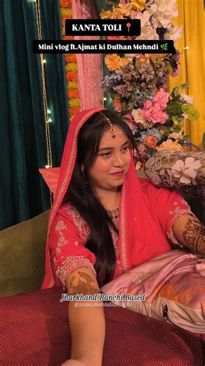 Sana Arhan on Instagram: "First Bride of 2026 🌿 @sana.mehndidesigns #sanamehndidesigns #instagood #ranchimehndiartist #vlogger #instalook"