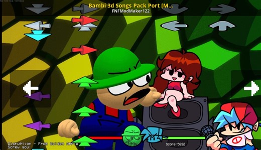 Bambi 3d Songs Pack Port [MOBILE COMPATIBLE] Mod for Friday Night Funkin' | FNF Mods