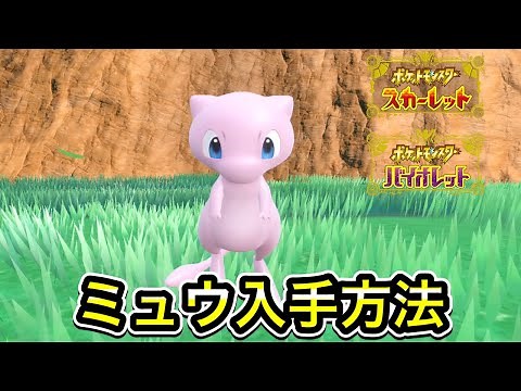 【ポケモンSV】ミュウの入手方法