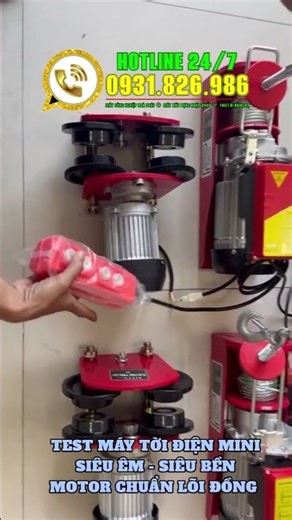 Tời điện mini 200kg, 500kg. Tời treo nhà xưởng 220V. Rùa tời điện 1tấn lắp điều khiển từ xa #xuhướng