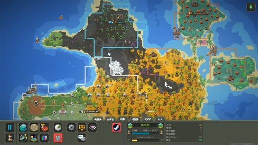 神視点サンドボックス『WorldBox – God Simulator』急に同接1万人超で人気跳躍。「動物に知性を与える」システム実装大型アプデ、まだOBTでも大賑わい - AUTOMATON