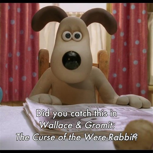 Did You Catch This in "Wallace & Gromit: The Curse of the Were-Rabbit?" #movietrivia #moviefacts