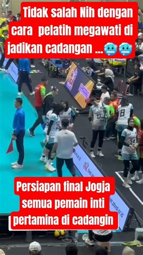 This is the moment when all the main players of the JPE team are on the bench #megawatihangestri
