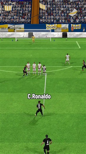 Two INSANE Free Kicks into the SAME Top Bin ft. CR7! 🤯🚀 #Ronaldo #CR7 #EAFC #TopBins