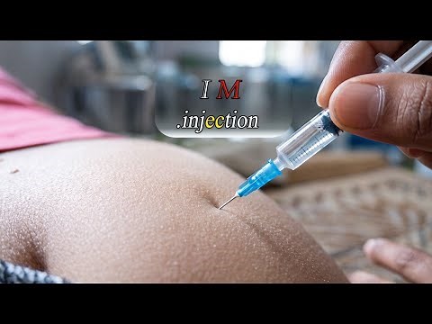 IM Intramuscular Injection Ventrogluteal 💉 Ceftriaxone 500mg + Dexamethasone Clinical Technique