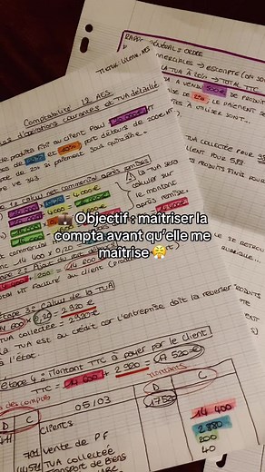 La prochaine fiche ? Opérations courantes & TVA 🤍 #licenceaes #comptabilité #université #etudesuperieures #etudiante
