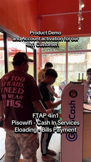 FTAP 4in1 Vendo: Activate Your Account and Services