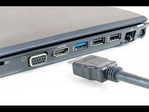 How to connect laptop Display on TV by HDMI/VGA