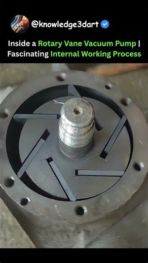 Inside a Rotary Vane Vacuum Pump | Fascinating Internal Working Process