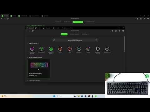RAZER BlackWidow v4 – How to Change RGB Effect