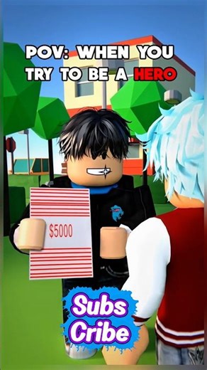 POV: You Try To Be A Hero… And Regret It 💔 #roblox #robloxshorts #robloxedit