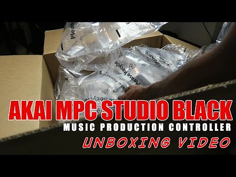 AKAI MPC STUDIO BLACK MUSIC PRODUCTION CONTROLLER UNBOXING