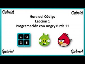 Hora del Código Lección 1 Programación con Angry Birds 12