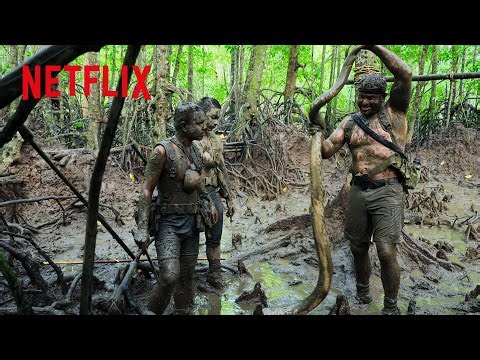 ⚠️ヘビ注意 - 4mの大蛇が栄養源となる過酷すぎるサバイバル訓練 | ザ・トップ・フォース・オン・アース | Netflix Japan