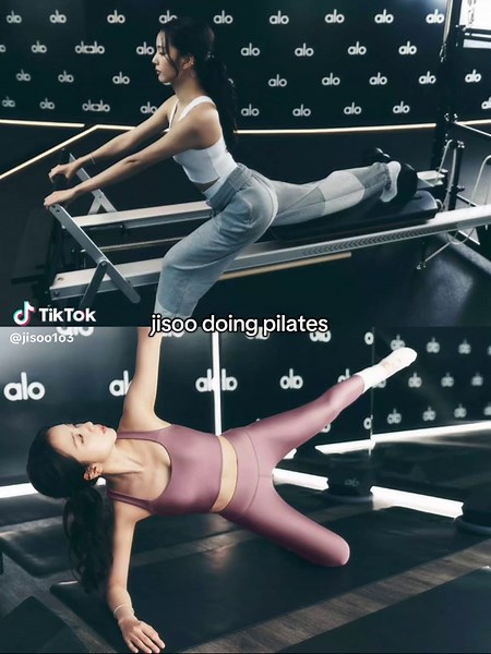 Jisoo's Inspiring Pilates Journey with Alo Yoga