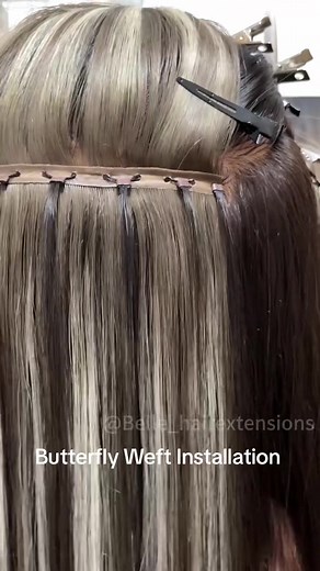 Butterfly Weft Hair Extension Installation Tutorial
