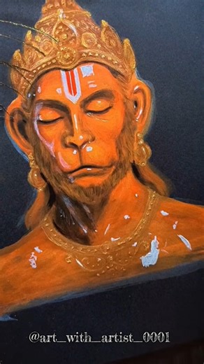 Hanuman ji painting #art #hanumanart #sanatanhindu #bollywood #song #painting