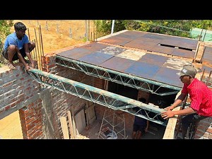 Technology of Roof Shuttering_Building Roof Slab Accurate Shuttering Construction Complete Work