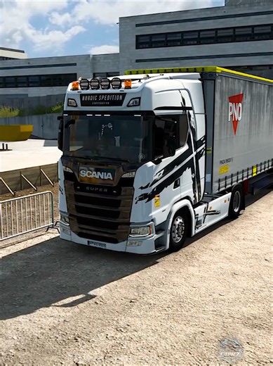 مهمة صعبة في محاكي الشاحنات 😱😱#الالعاب #العاب_جوال #drivesimulator #eurosimulator #سيارات