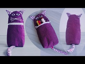 Pen Pencil Case DIY | Cute Pouch Easy Tutorial | Free Pattern